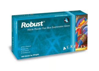 4.0 mil NPellar Blue and Black Nitrile Gloves 10x100/case