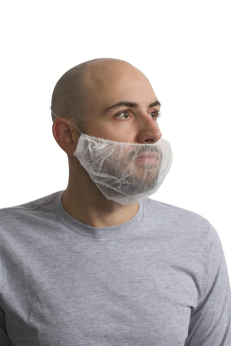 19” Beard Covers 1000 pieces per case - White