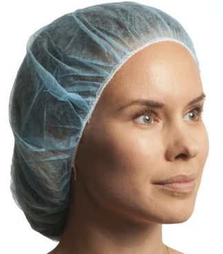 24” Bouffant Cap 1000 pieces per case - Blue