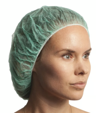 21” Bouffant Cap 1000 pieces per case - Green