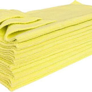 16x16 Microfiber Towel 300 gsm - Yellow