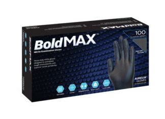 5.0 mil NPellar Blue and Black Nitrile Gloves 10x100/case