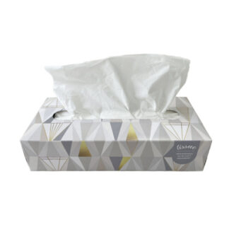 2 Ply Facial Tissue 7.87 x 7.08 100/box 30 boxes/case
