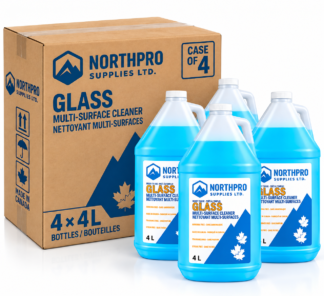 NorthPro Glass & Multi-Surface Cleaner – 4 L – Case of 4